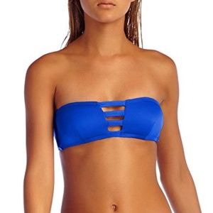 NWT $105 VITAMIN A LARGE  AZURE BLUE BANDEAU